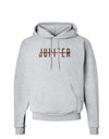 Planet Jupiter Text Only Hoodie Sweatshirt-Hoodie-TooLoud-AshGray-Small-Davson Sales