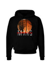 Planet Mars Text Dark Hoodie Sweatshirt-Hoodie-TooLoud-Black-Small-Davson Sales