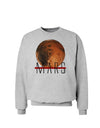 Planet Mars Text Sweatshirt-Sweatshirts-TooLoud-AshGray-Small-Davson Sales
