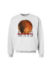 Planet Mars Text Sweatshirt-Sweatshirts-TooLoud-White-Small-Davson Sales