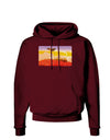 Planet Mars Watercolor Dark Hoodie Sweatshirt-Hoodie-TooLoud-Maroon-Small-Davson Sales