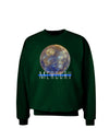 Planet Mercury Text Adult Dark Sweatshirt-Sweatshirt-TooLoud-Deep-Forest-Green-Small-Davson Sales