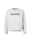 Planet Mercury Text Only Sweatshirt-Sweatshirt-TooLoud-White-Small-Davson Sales