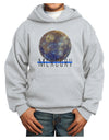 Planet Mercury Text Youth Hoodie Pullover Sweatshirt-Youth Hoodie-TooLoud-Ash-XS-Davson Sales