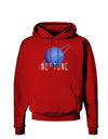 Planet Neptune Text Dark Dark Hoodie Sweatshirt-Hoodie-TooLoud-Red-Small-Davson Sales