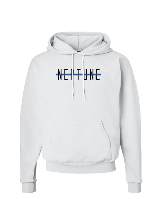 Planet Neptune Text Only Hoodie Sweatshirt-Hoodie-TooLoud-White-Small-Davson Sales