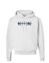 Planet Neptune Text Only Hoodie Sweatshirt-Hoodie-TooLoud-White-Small-Davson Sales