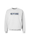 Planet Neptune Text Only Sweatshirt-Sweatshirt-TooLoud-White-Small-Davson Sales