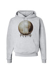 Planet Pluto Text Hoodie Sweatshirt-Hoodie-TooLoud-AshGray-Small-Davson Sales