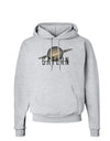 Planet Saturn Text Hoodie Sweatshirt-Hoodie-TooLoud-AshGray-Small-Davson Sales