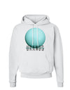 Planet Uranus Text Hoodie Sweatshirt-Hoodie-TooLoud-White-Small-Davson Sales