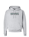 Planet Uranus Text Only Hoodie Sweatshirt-Hoodie-TooLoud-AshGray-Small-Davson Sales