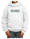 Planet Uranus Text Only Youth Hoodie Pullover Sweatshirt-Youth Hoodie-TooLoud-White-XS-Davson Sales