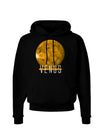 Planet Venus Text Dark Hoodie Sweatshirt-Hoodie-TooLoud-Black-Small-Davson Sales