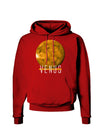 Planet Venus Text Dark Hoodie Sweatshirt-Hoodie-TooLoud-Red-Small-Davson Sales