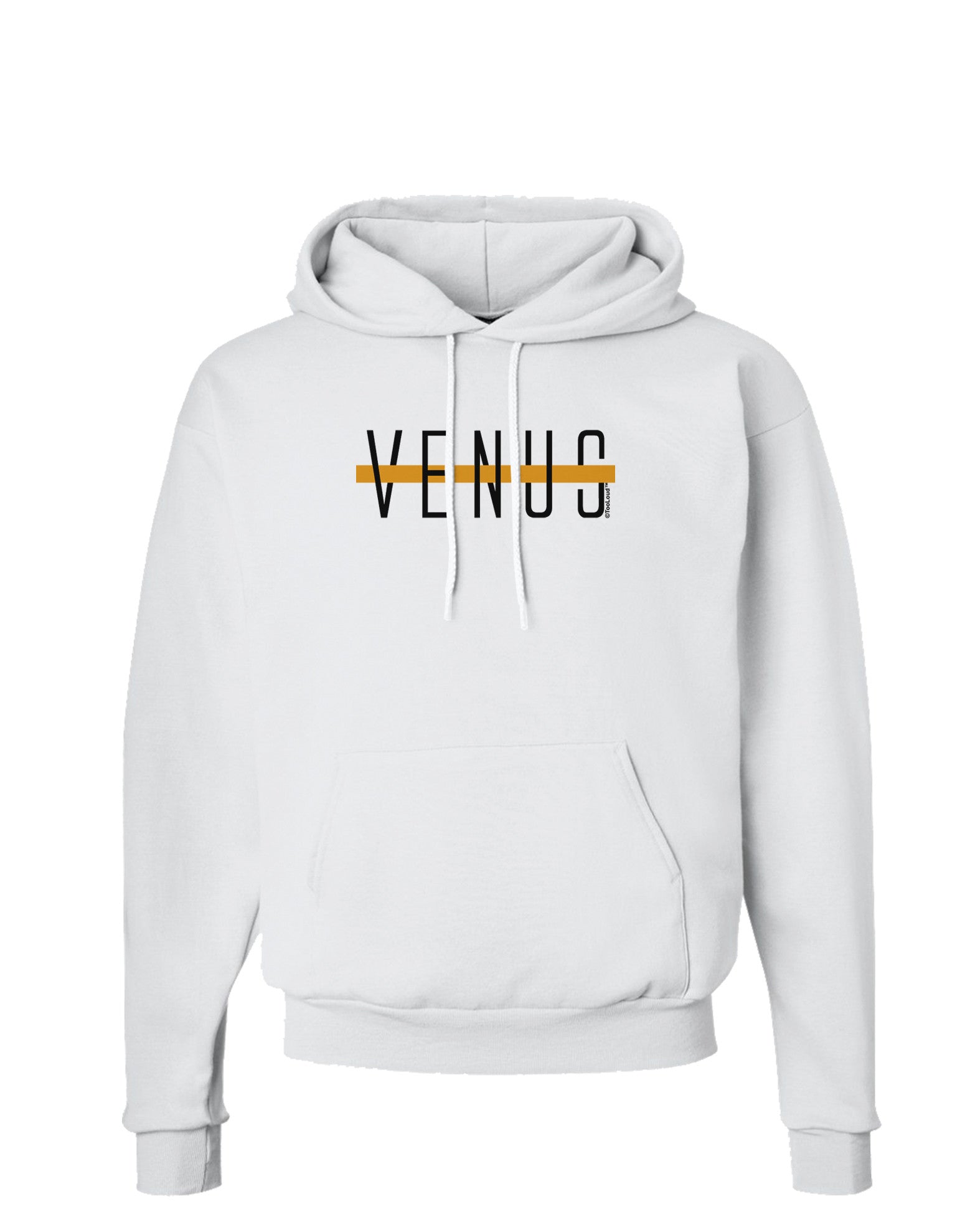 Planet Venus Text Only Hoodie Sweatshirt-Hoodie-TooLoud-White-Small-Davson Sales