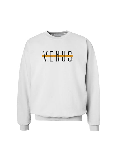 Planet Venus Text Only Sweatshirt-Sweatshirt-TooLoud-White-Small-Davson Sales