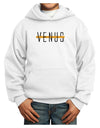 Planet Venus Text Only Youth Hoodie Pullover Sweatshirt-Youth Hoodie-TooLoud-White-XS-Davson Sales