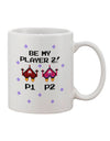 Player 2 Companion - Exquisite 11 oz Coffee Mug - TooLoud-11 OZ Coffee Mug-TooLoud-White-Davson Sales