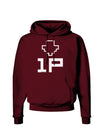 Player One Couples Design Dark Hoodie Sweatshirt-Hoodie-TooLoud-Maroon-Small-Davson Sales