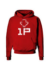 Player One Couples Design Dark Hoodie Sweatshirt-Hoodie-TooLoud-Red-Small-Davson Sales