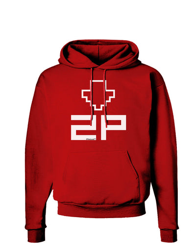 Player Two Selection Icon Dark Hoodie Sweatshirt-Hoodie-TooLoud-Red-Small-Davson Sales