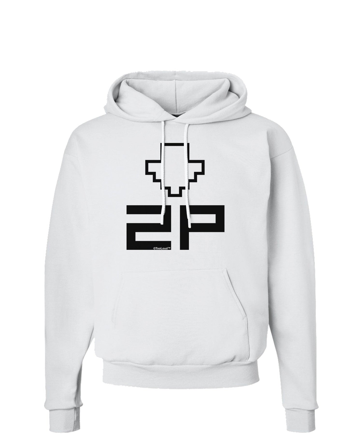 Player Two Selection Icon Hoodie Sweatshirt-Hoodie-TooLoud-White-Small-Davson Sales