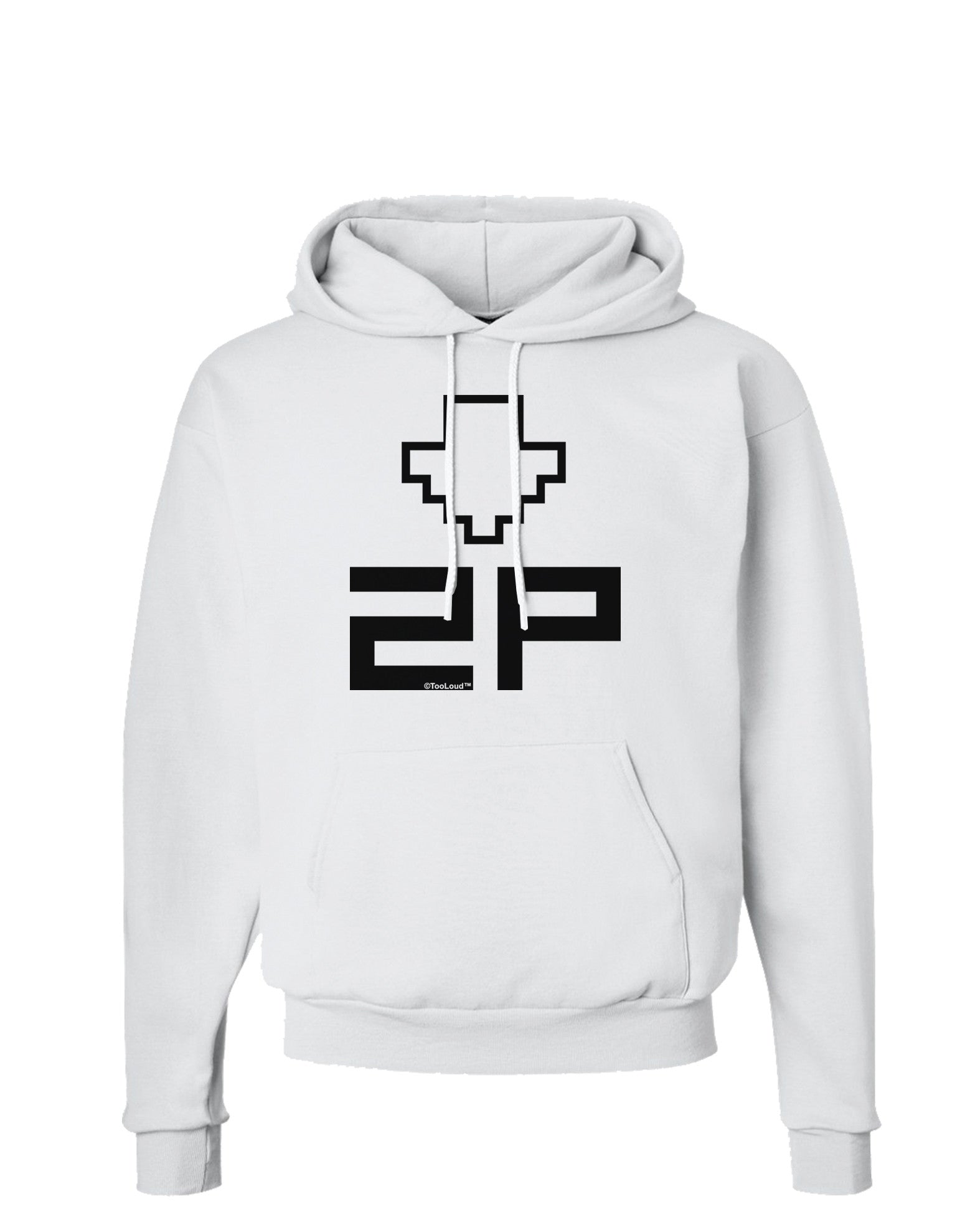 Player Two Selection Icon Hoodie Sweatshirt-Hoodie-TooLoud-White-Small-Davson Sales