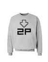 Player Two Selection Icon Sweatshirt-Sweatshirts-TooLoud-AshGray-Small-Davson Sales