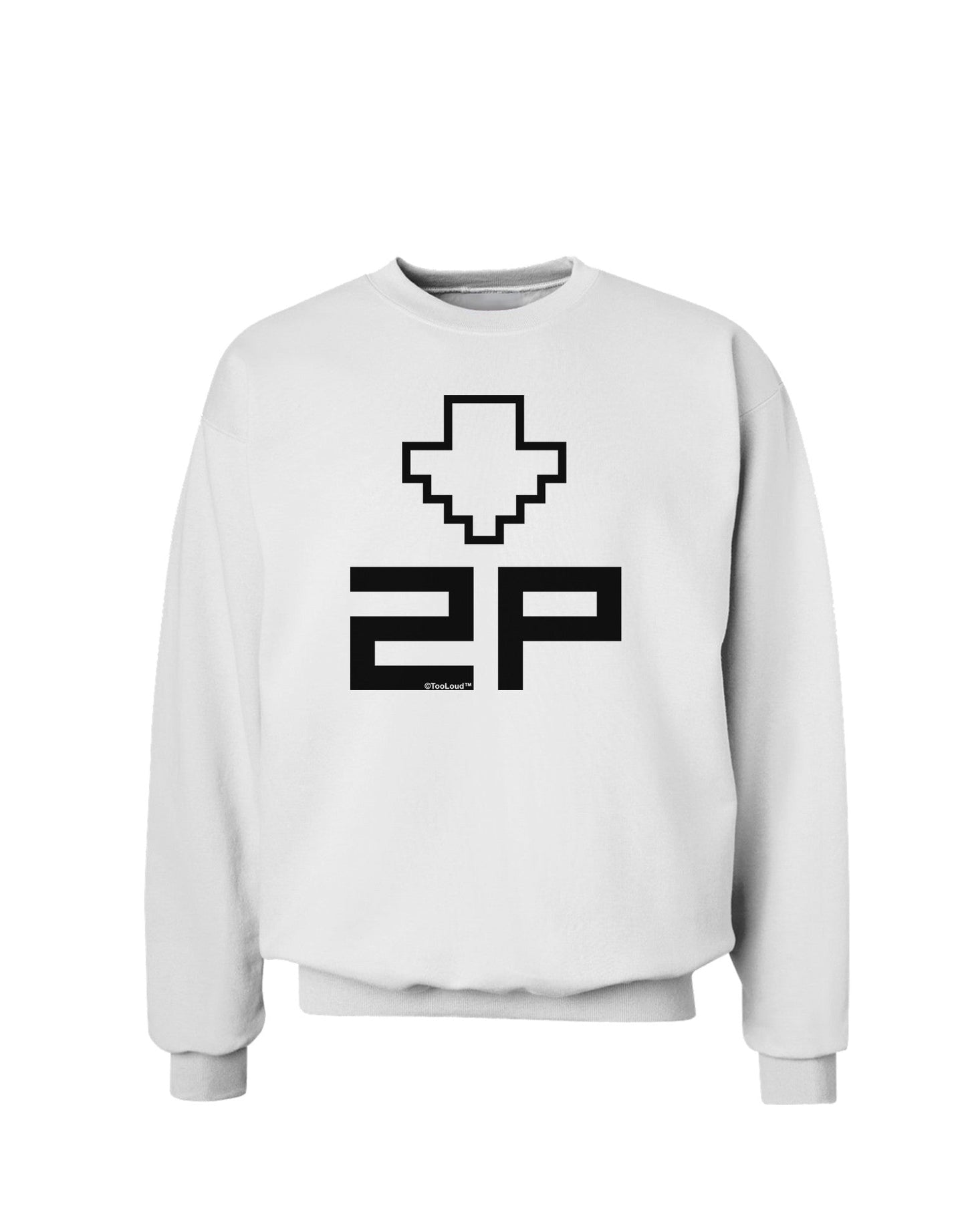 Player Two Selection Icon Sweatshirt-Sweatshirts-TooLoud-White-Small-Davson Sales