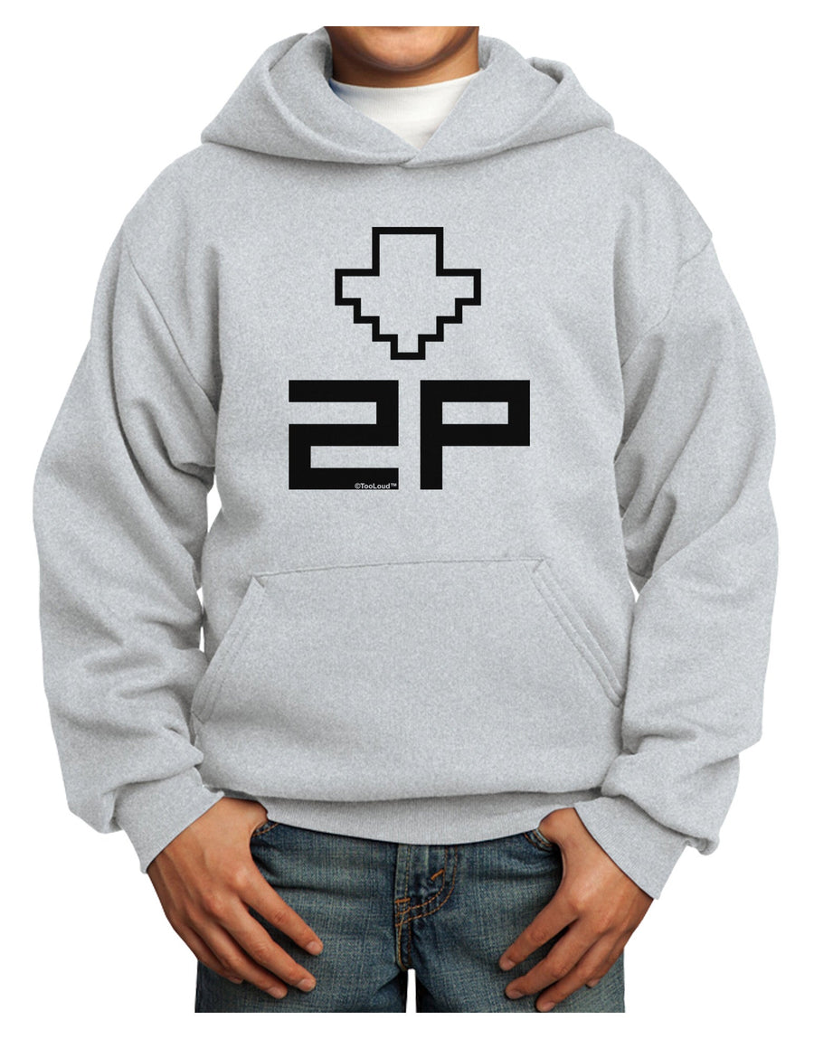 Player Two Selection Icon Youth Hoodie Pullover Sweatshirt-Youth Hoodie-TooLoud-White-XS-Davson Sales