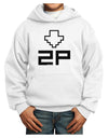 Player Two Selection Icon Youth Hoodie Pullover Sweatshirt-Youth Hoodie-TooLoud-White-XS-Davson Sales