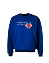 Please Don't Break My Heart Code Adult Dark Sweatshirt-Sweatshirts-TooLoud-Deep-Royal-Blue-Small-Davson Sales