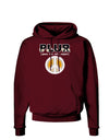 PLUR Daisies Dark Hoodie Sweatshirt-Hoodie-TooLoud-Maroon-Small-Davson Sales