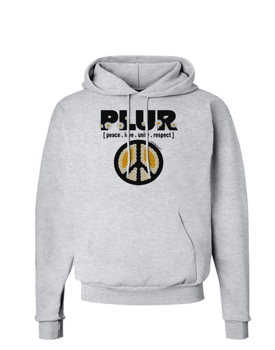 PLUR Daisies Hoodie Sweatshirt-Hoodie-TooLoud-AshGray-Small-Davson Sales