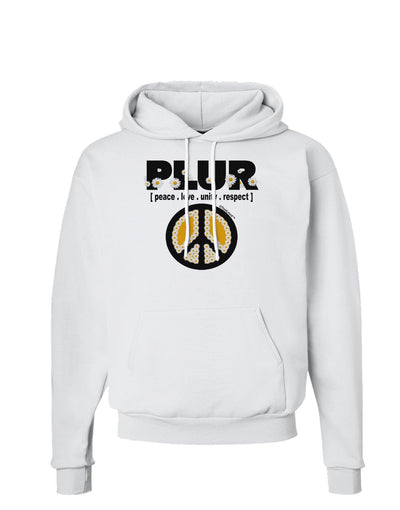 PLUR Daisies Hoodie Sweatshirt-Hoodie-TooLoud-White-Small-Davson Sales