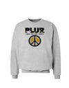 PLUR Daisies Sweatshirt-Sweatshirts-TooLoud-AshGray-Small-Davson Sales