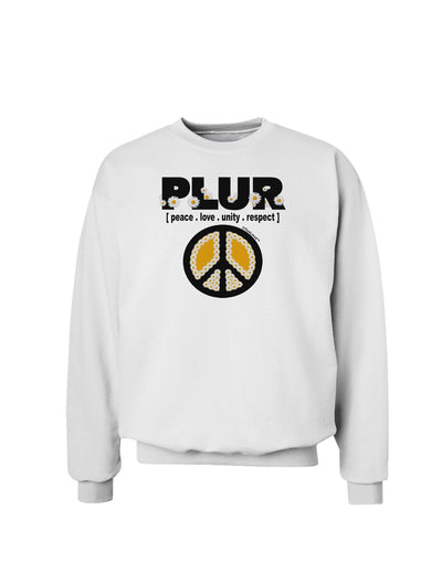 PLUR Daisies Sweatshirt-Sweatshirts-TooLoud-White-Small-Davson Sales