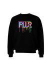 PLUR Paint Adult Dark Sweatshirt-Sweatshirts-TooLoud-Black-Small-Davson Sales