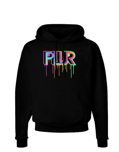 PLUR Paint Dark Hoodie Sweatshirt-Hoodie-TooLoud-Black-Small-Davson Sales