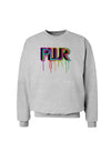 PLUR Paint Sweatshirt-Sweatshirts-TooLoud-AshGray-Small-Davson Sales