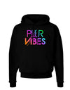 PLUR Vibes Dark Hoodie Sweatshirt-Hoodie-TooLoud-Black-Small-Davson Sales