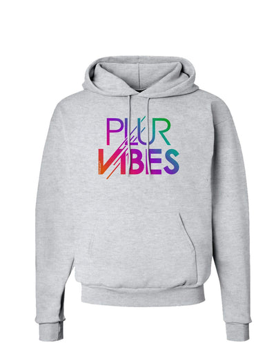 PLUR Vibes Hoodie Sweatshirt-Hoodie-TooLoud-AshGray-Small-Davson Sales