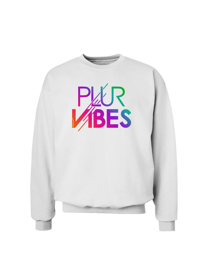 PLUR Vibes Sweatshirt-Sweatshirts-TooLoud-White-Small-Davson Sales