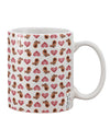 Pomeranian Hearts AOP Printed 11 oz Coffee Mug - The Perfect Drinkware for Pomeranian Lovers TooLoud-11 OZ Coffee Mug-TooLoud-White-Davson Sales