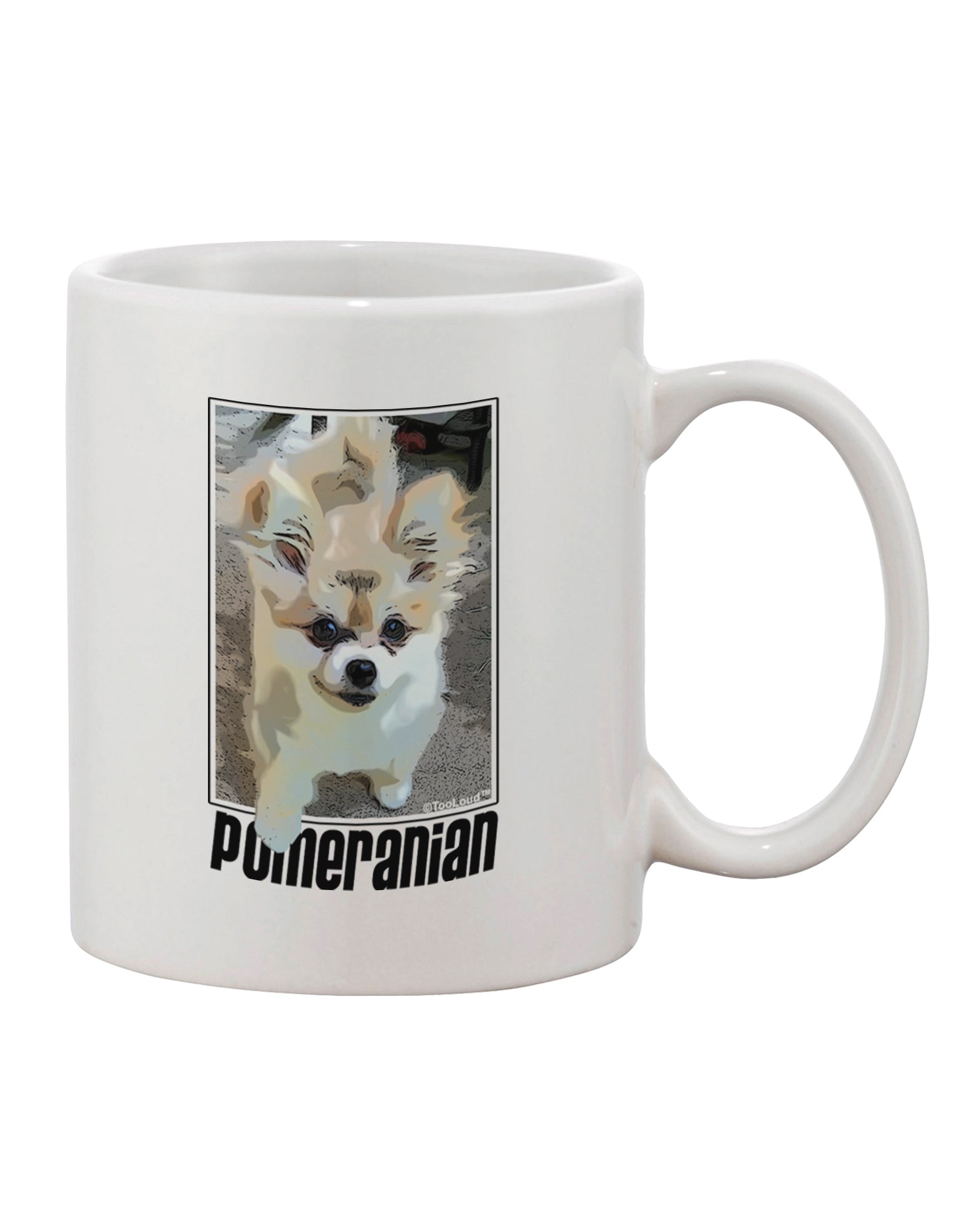 Pomeranian Step Out - Exquisite 11 oz Coffee Mug by TooLoud-11 OZ Coffee Mug-TooLoud-White-Davson Sales