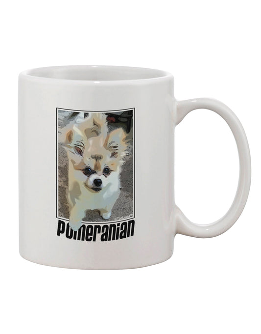 Pomeranian Step Out - Exquisite 11 oz Coffee Mug by TooLoud-11 OZ Coffee Mug-TooLoud-White-Davson Sales