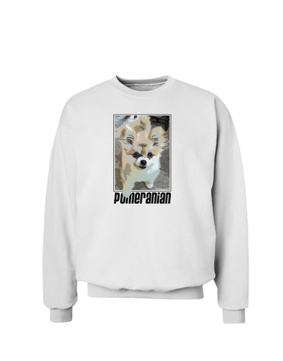 Pomeranian Step Out Sweatshirt by TooLoud-Sweatshirts-TooLoud-White-Small-Davson Sales