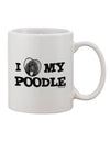 Poodle Lover's Delight 11 oz Coffee Mug - TooLoud-11 OZ Coffee Mug-TooLoud-White-Davson Sales