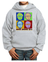 Pop Art Bernie Sanders Youth Hoodie Pullover Sweatshirt-Youth Hoodie-TooLoud-Ash-XS-Davson Sales